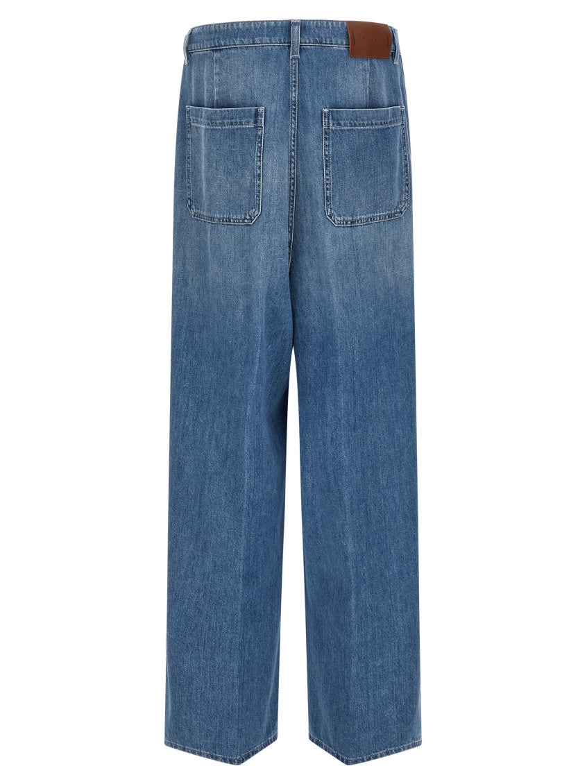 Blue High Rise Jeans 2