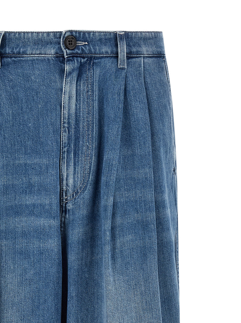 Blue High Rise Jeans 3