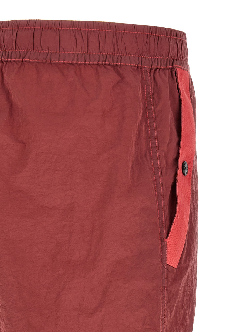 Red Regular Logo Joggers 4