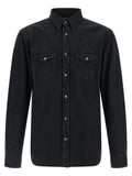 Black Regular Solid Shirt 1