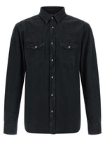 Black Regular Solid Shirt 1
