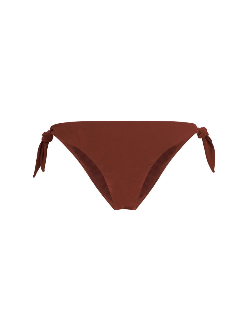 Red Solid Swimwear 1