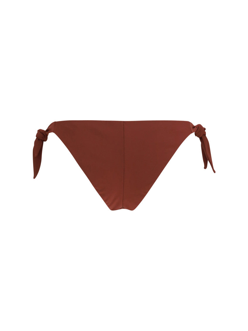 Red Solid Swimwear 2