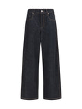 Blue Straight High Rise Jeans 1