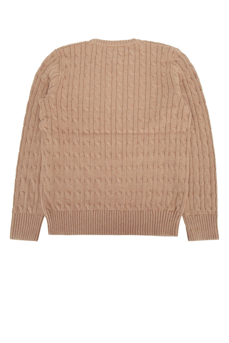 Kids Beige Logo Sweater 2