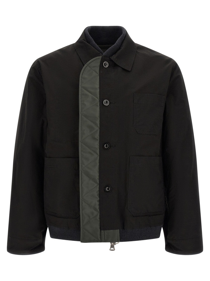 Black Regular Reversible Jacket 1