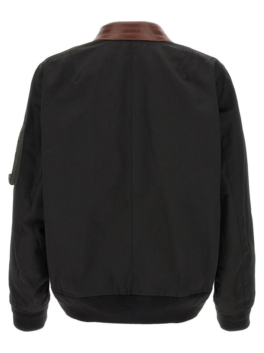 Black Relaxed Bomber Jacket 2