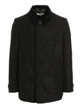 Black Corduroy Collar Jacket 1