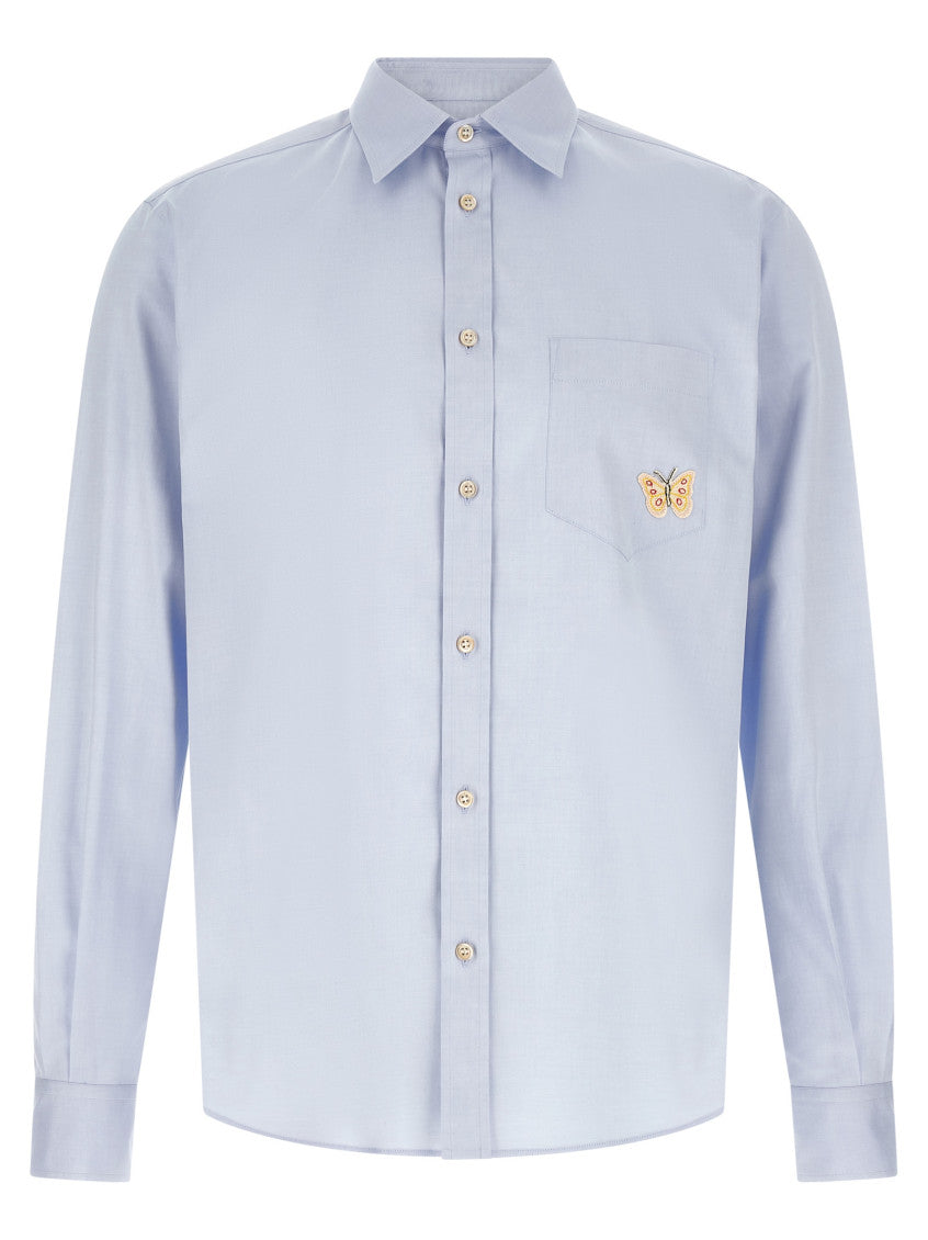 Light Blue Embroidered Shirt 1