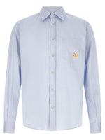 Light Blue Embroidered Shirt 1