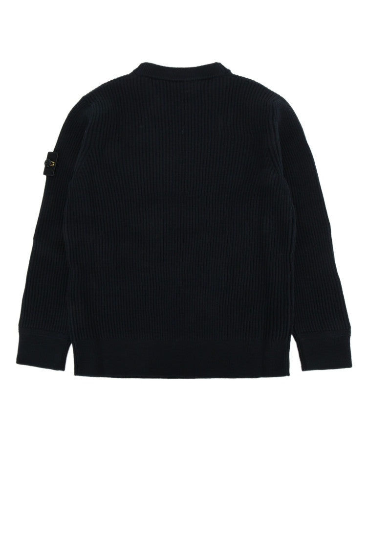 Kids Navy Blue Logo Sweatshirt 2