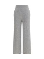 Beige Flared Elasticated Pants 1