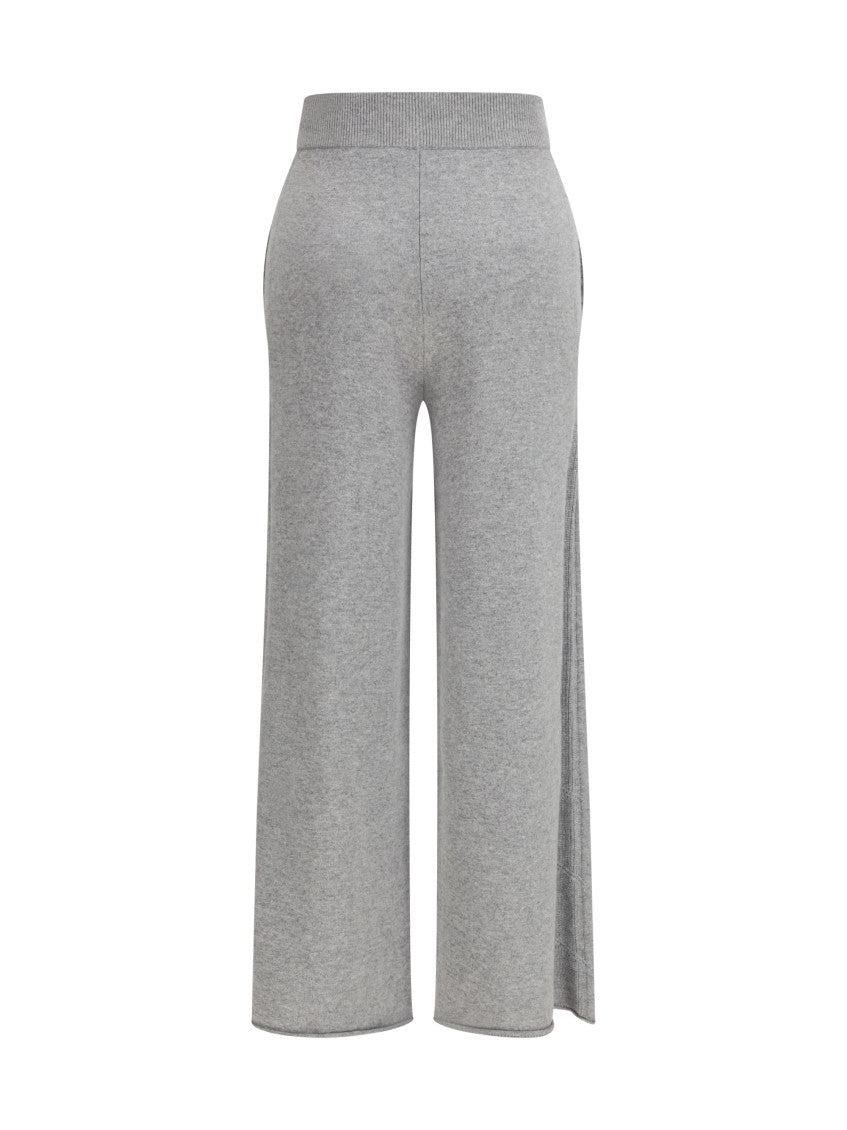 Beige Flared Elasticated Pants 2