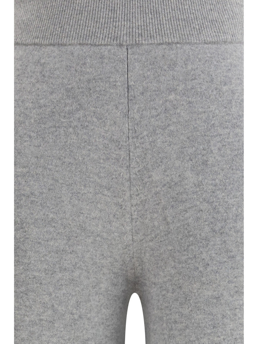 Beige Flared Elasticated Pants 3