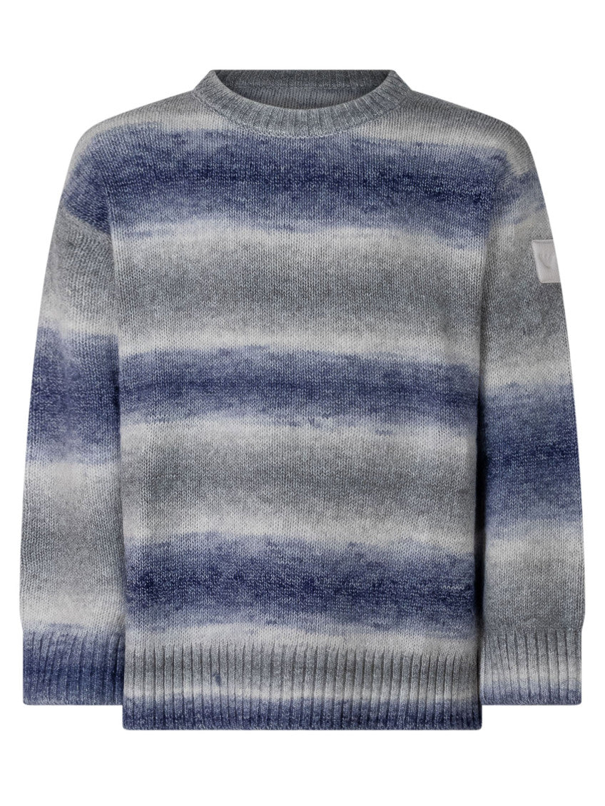 Kids Blue Striped Sweater 1