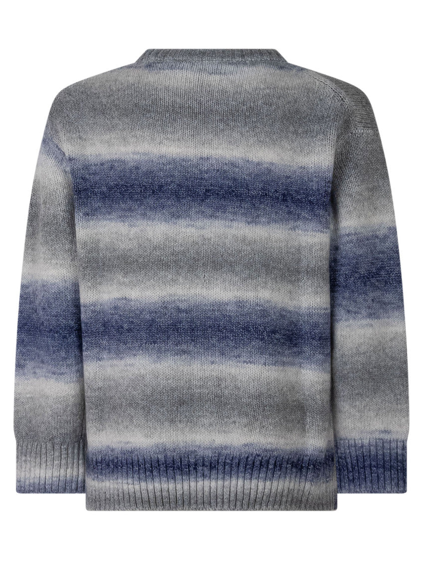 Kids Blue Striped Sweater 2