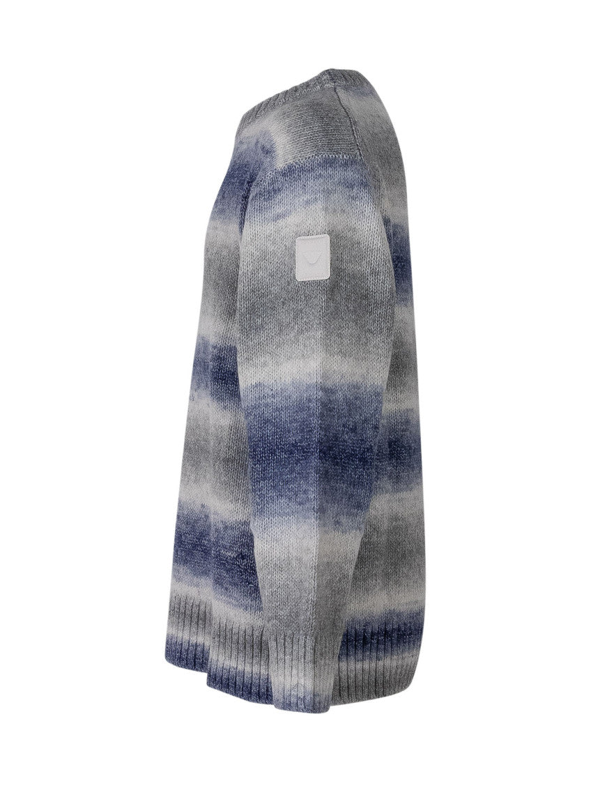 Kids Blue Striped Sweater 3