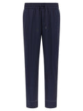 Navy Blue Drawstring Pants 1