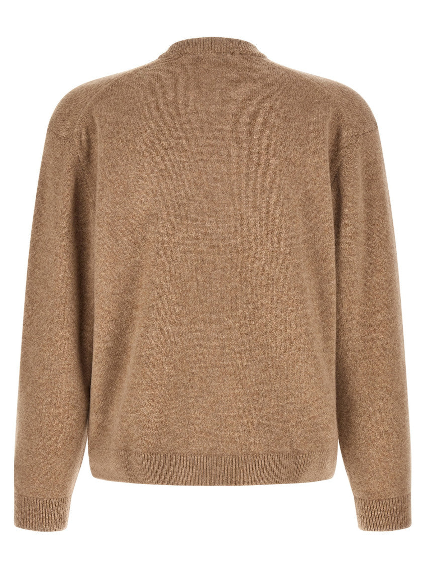 Beige Crew Neck Sweater 2