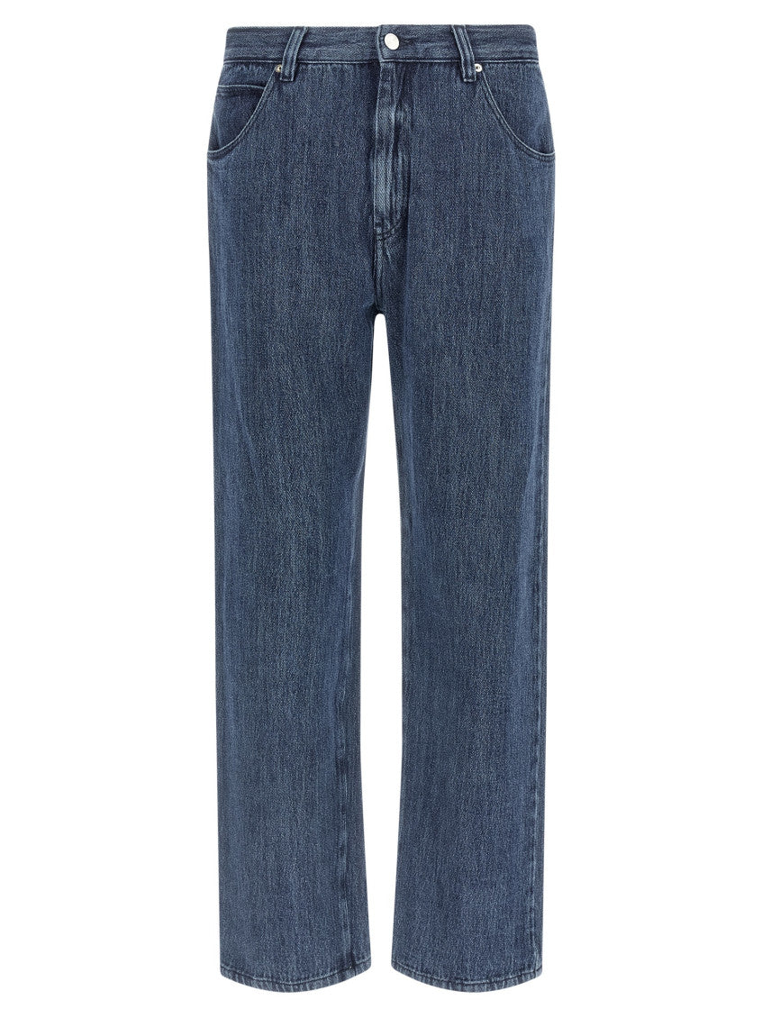 Blue Mid Rise Jeans 1