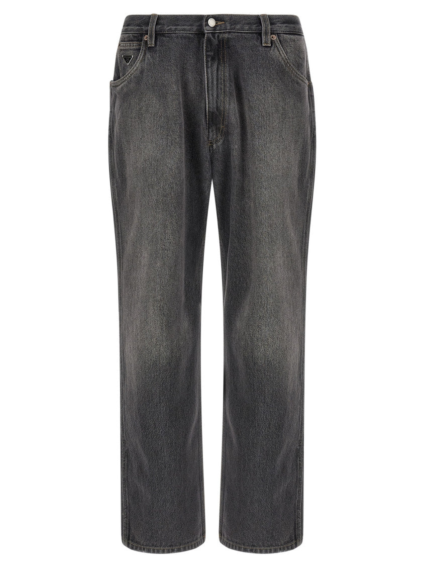 Black Mid Rise Jeans 1