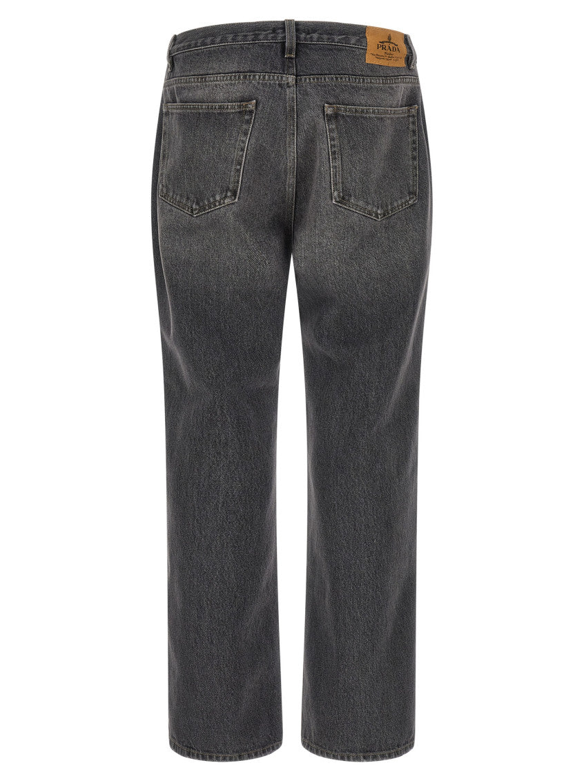 Black Mid Rise Jeans 2