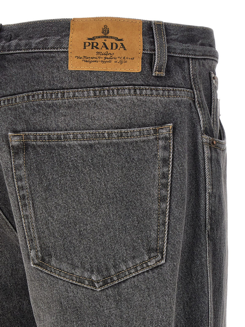 Black Mid Rise Jeans 4