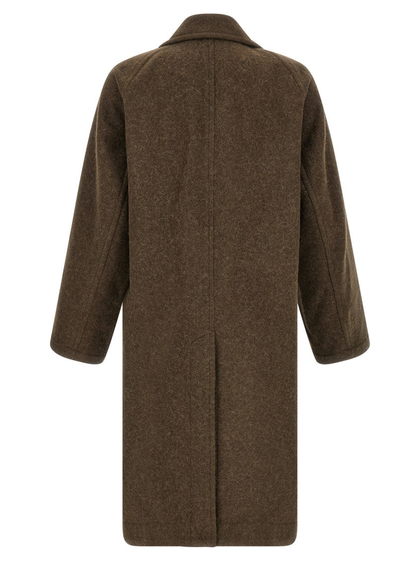Dark Brown Oversized Coat 2