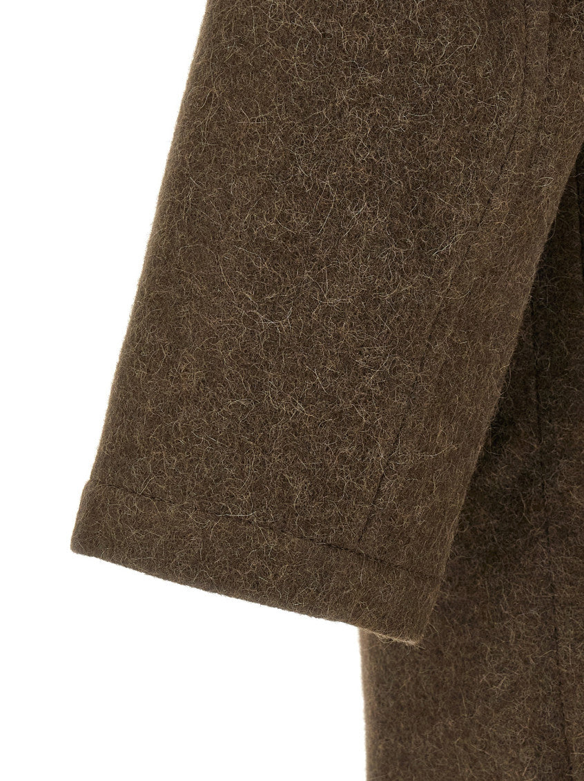 Dark Brown Oversized Coat 4