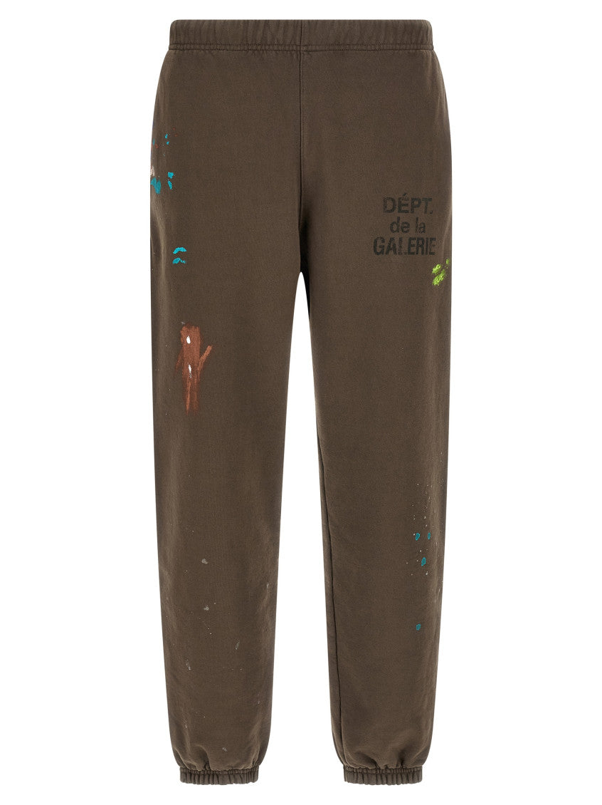 Brown Graphic Regular Joggers 1