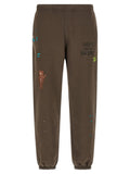 Brown Graphic Regular Joggers 1