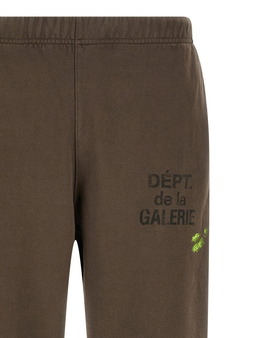 Brown Graphic Regular Joggers 3