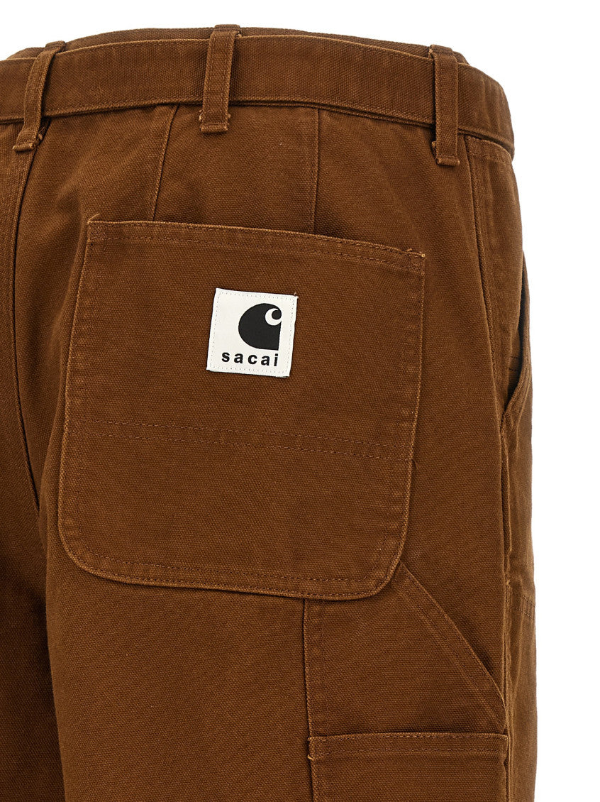 Brown Flat Front Pants 4