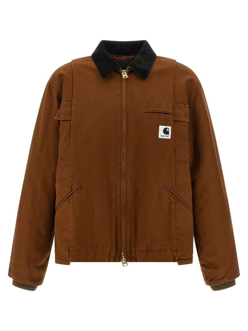 Brown Shirt Collar Jacket 1