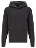 Grey Knitted Hood Sweater 1
