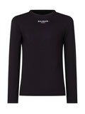 Kids Black Logo T-Shirt 1