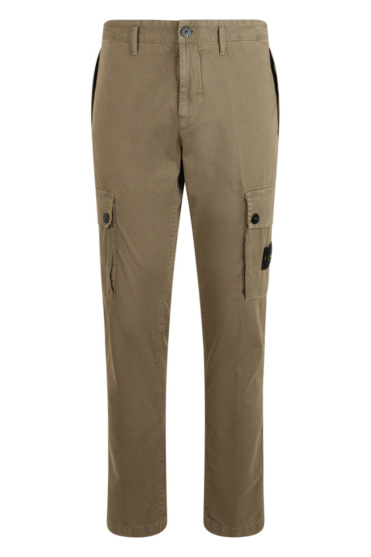 Olive Straight Cargo Pants 1