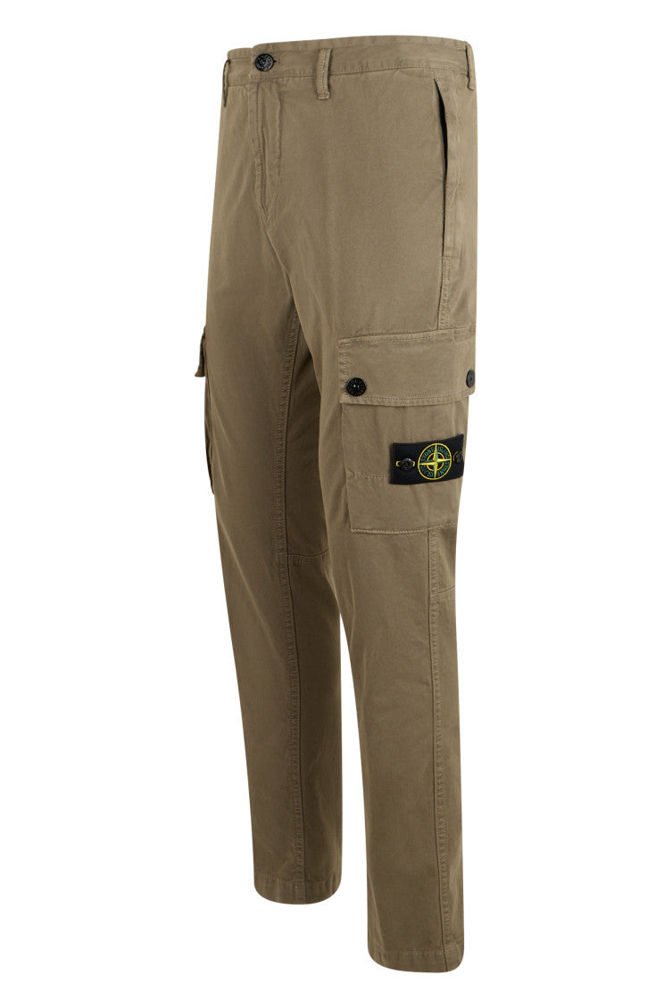 Olive Straight Cargo Pants 3