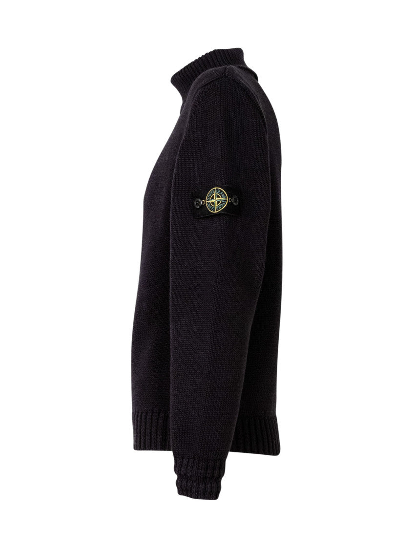 Boys Black High-neck Sweater 3