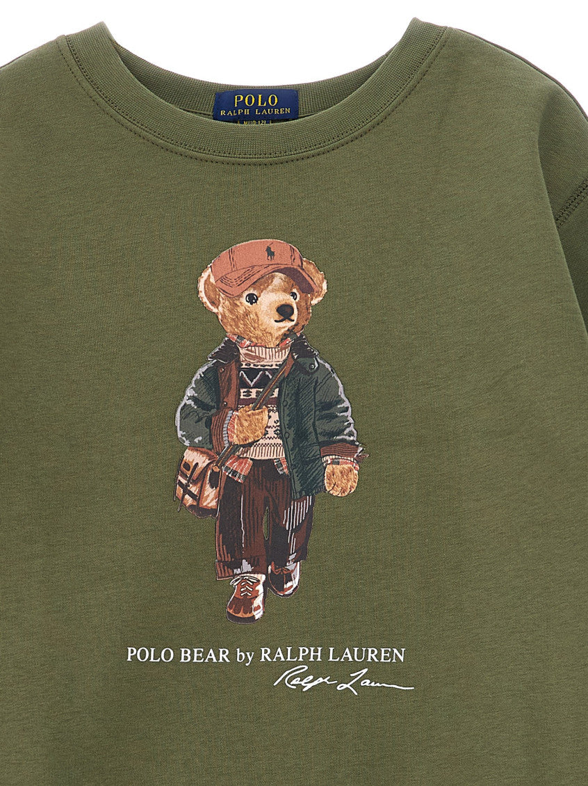 Kids Green Graphic Sweatshirt 3
