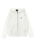 Kids White Logo Hoodie 1