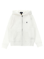 Kids White Logo Hoodie 1