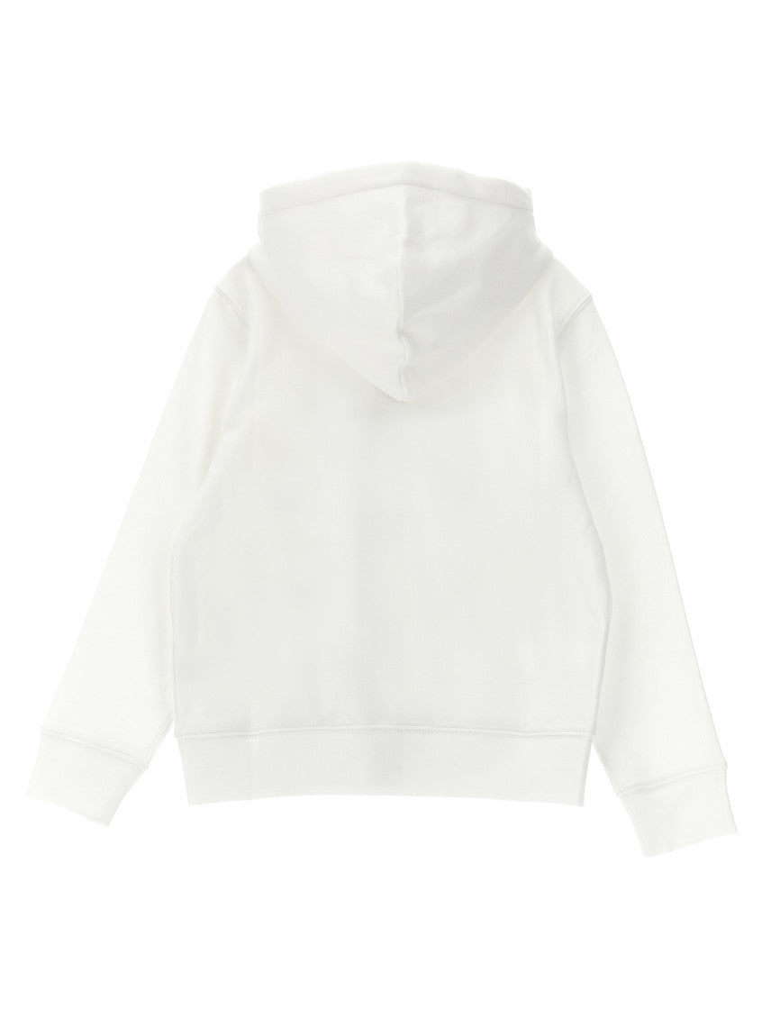 Kids White Logo Hoodie 2