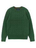 Kids Green Knitted Sweater 1