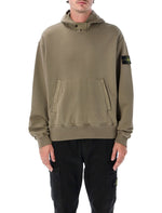 Green Logo Relaxed Hoodie 1