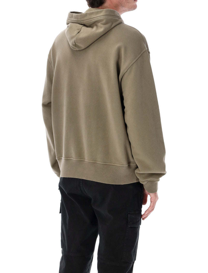Green Logo Relaxed Hoodie 2