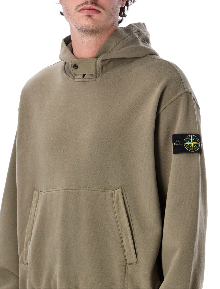 Green Logo Relaxed Hoodie 3
