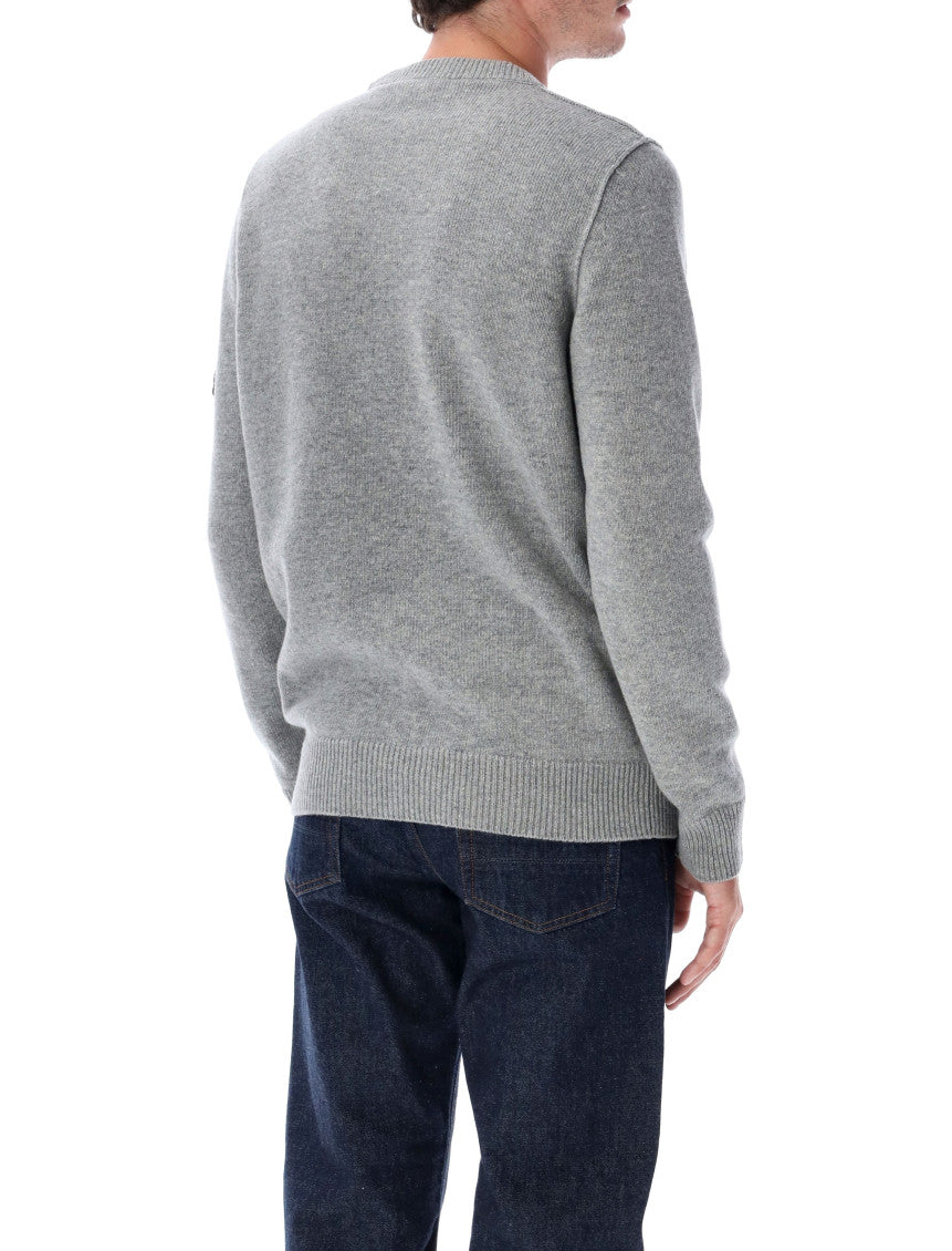 Grey Crew Neck Sweater 2