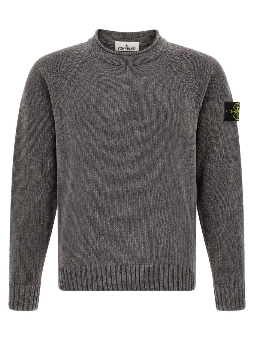 Dark Grey Knitted Sweater 1