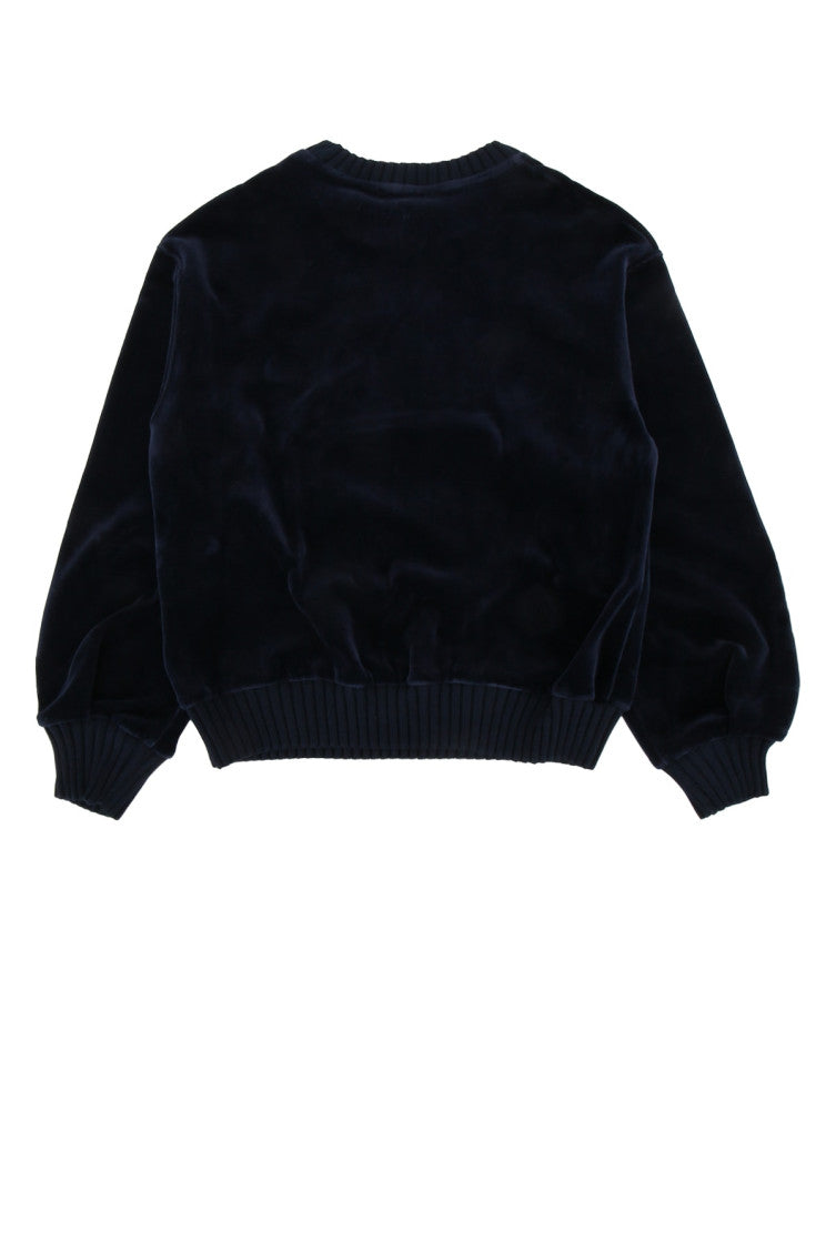 Kids Navy Blue Logo Sweatshirt 2